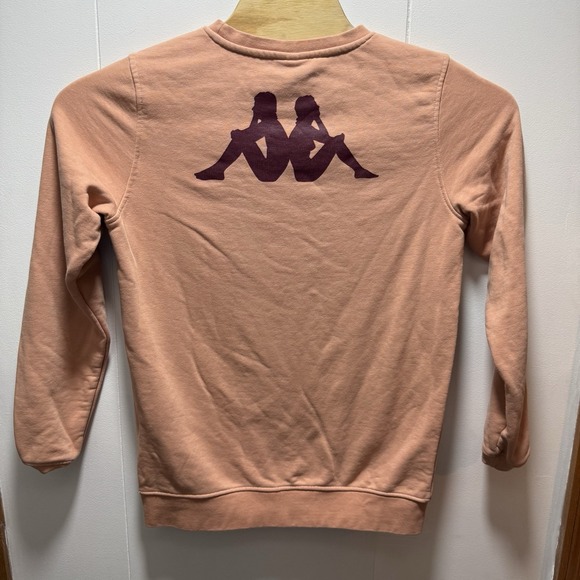 Kappa Mens Size Medium Pullover Big Logo Graphic Sweatshirt Long Sleeve - Picture 6 of 6